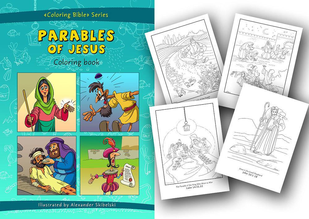 Coloring eBook: Jesus' Parables