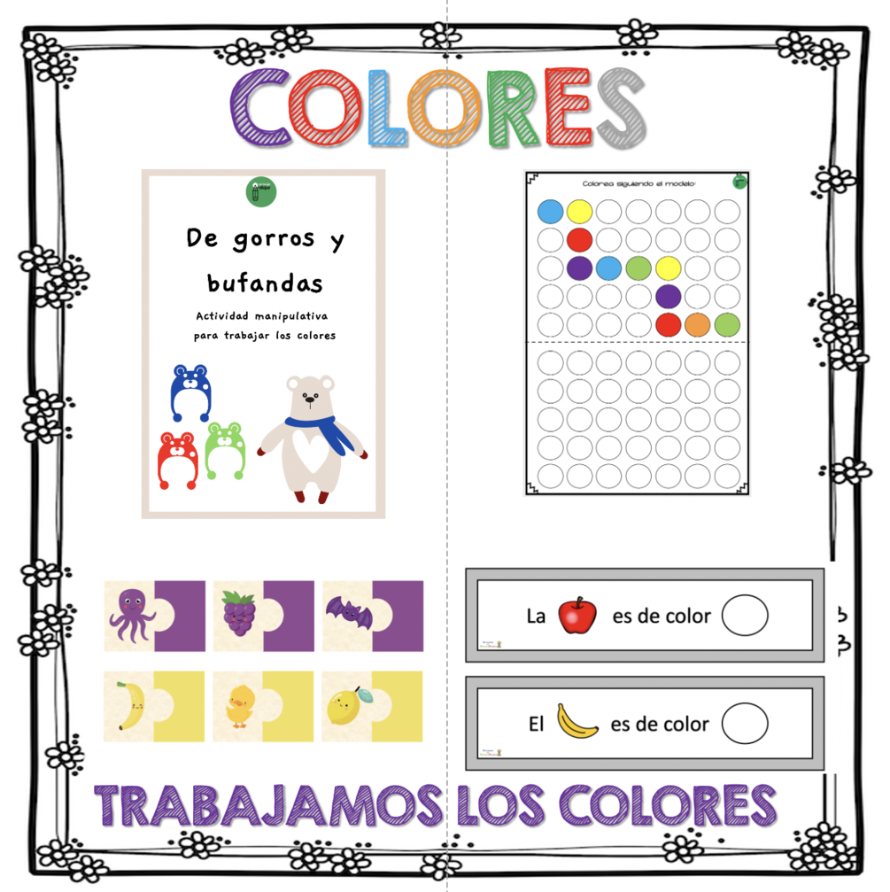 MATERIALES PARA TRABAJAR LOS COLORES