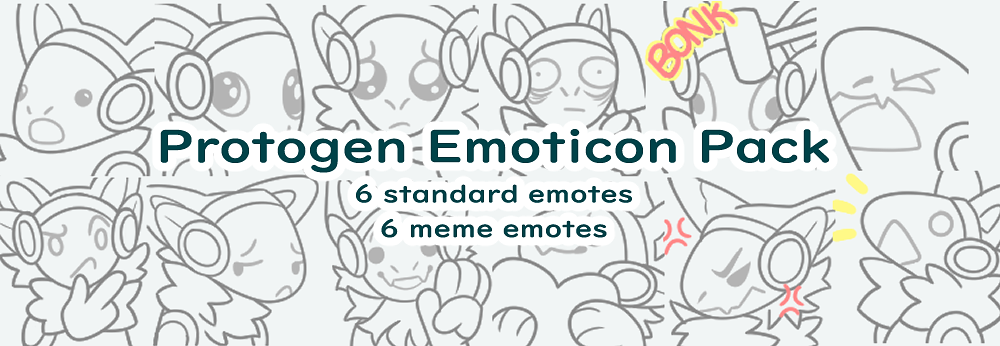 Protogen Emote Pack