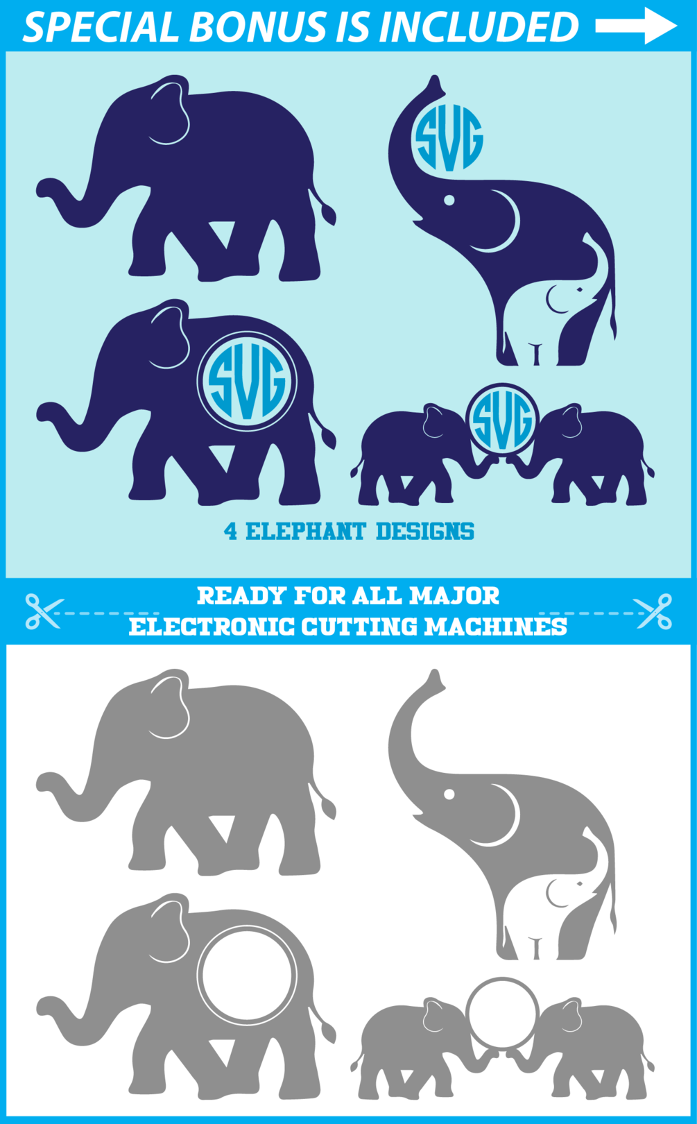 Free Free 191 Elephant Svg Designs SVG PNG EPS DXF File