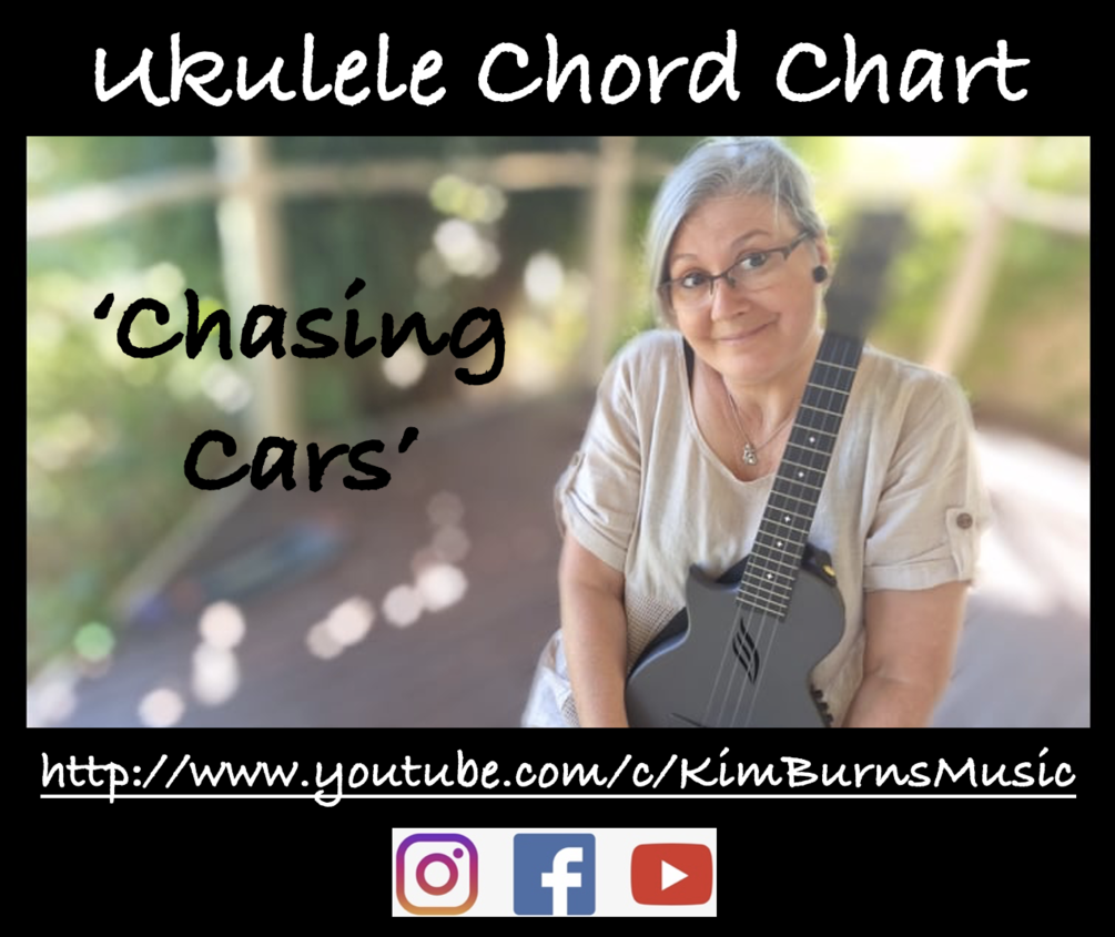 Chasing Cars Ukulele Chord Chart