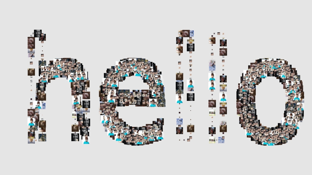 Text out of images touchdesigner project