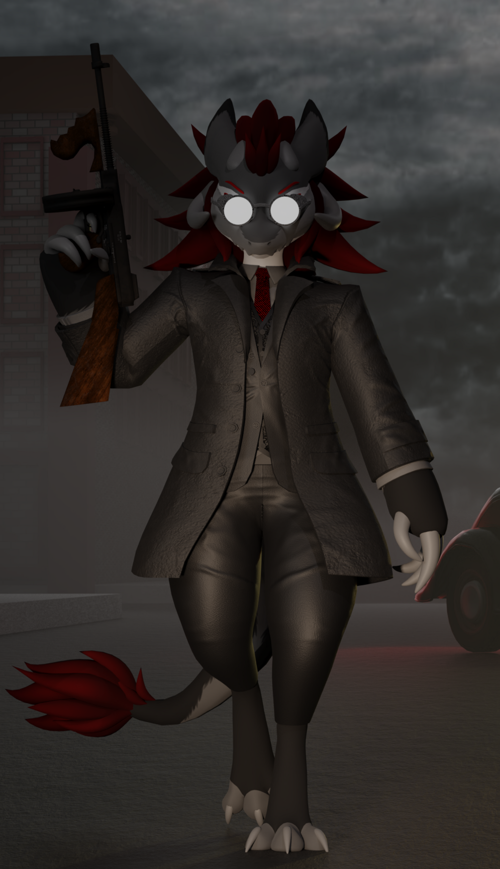 Wickerbeast 4 piece suit and coat