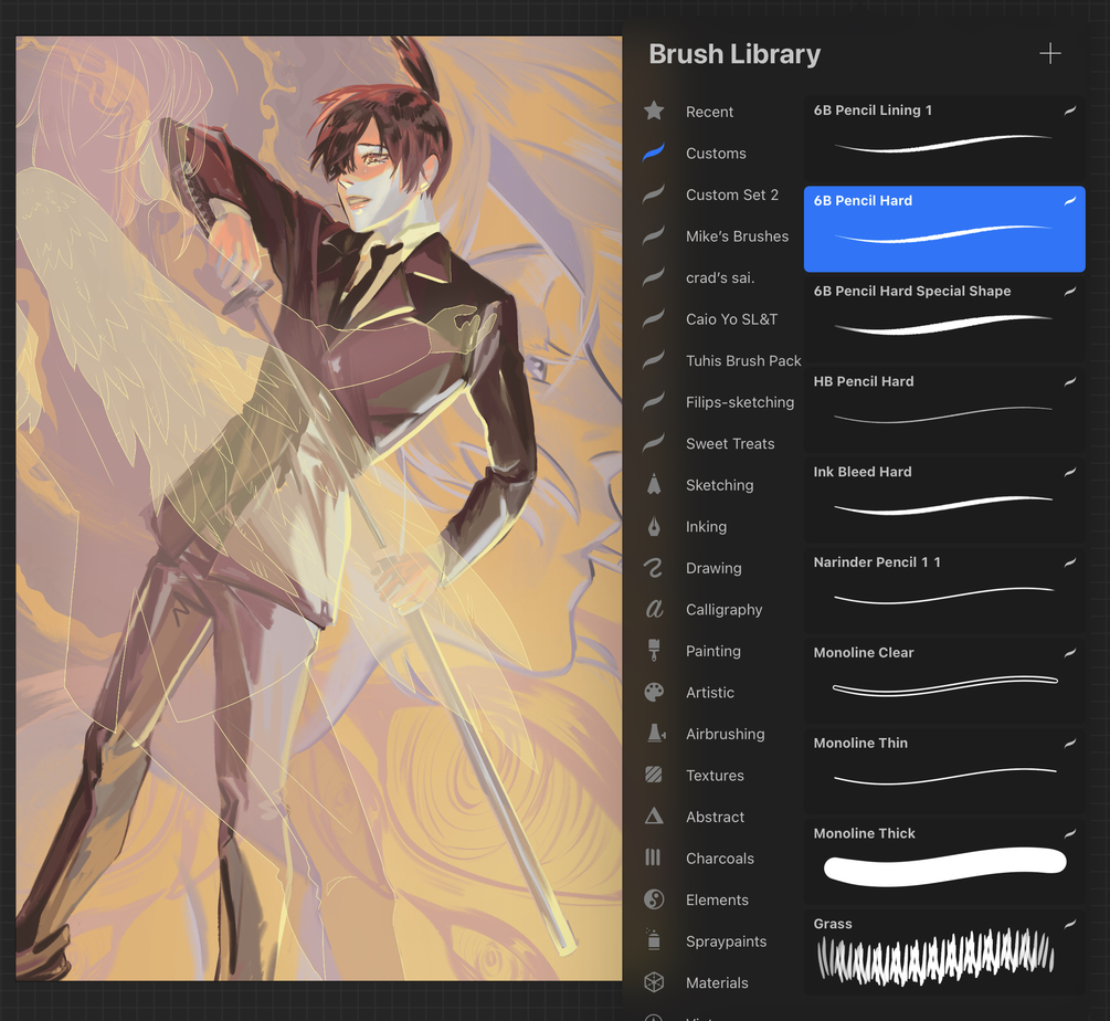 FREE PROCREATE BRUSHES, LINEART AND DECORATION