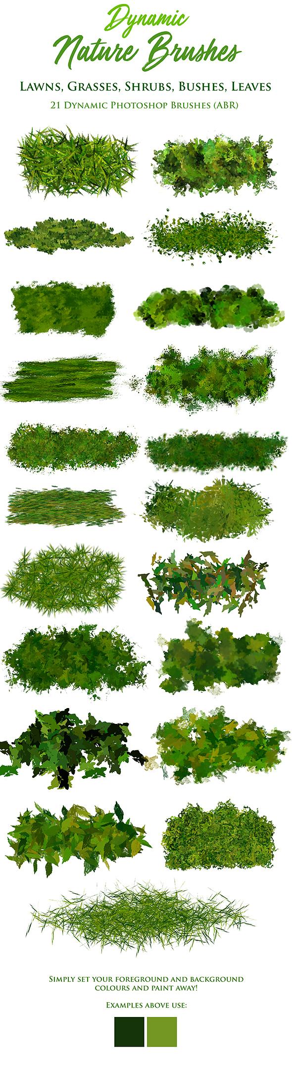 Dynamic Nature Brushes