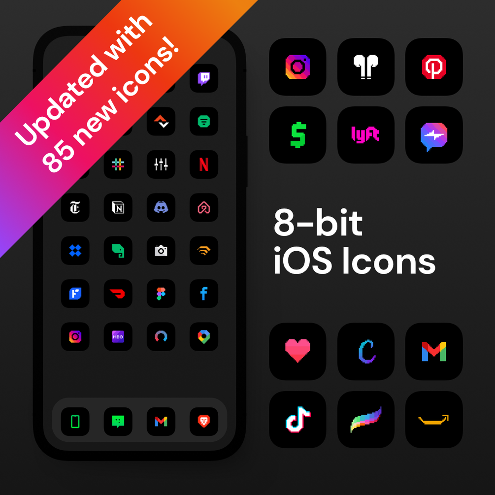 8 Bit Ios 14 Icons