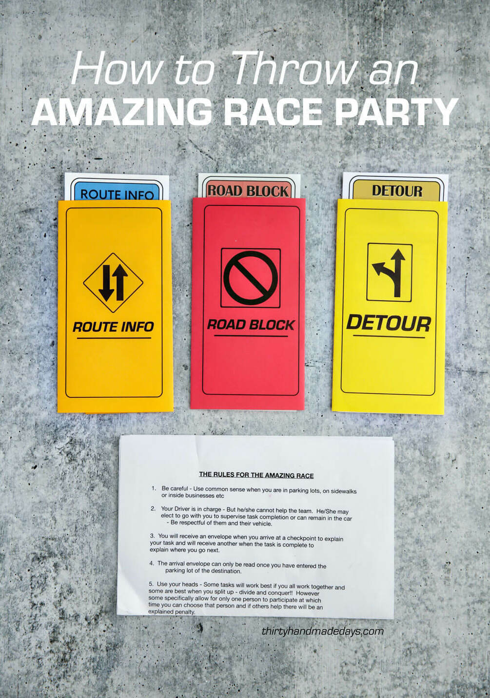 Amazing Race Templates Word Free