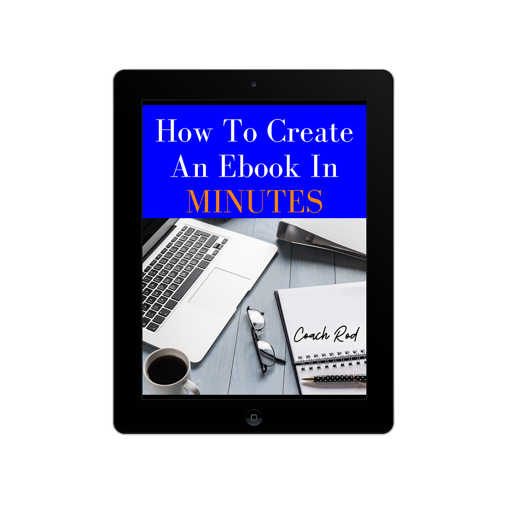 How To Create An Ebook In Minutes