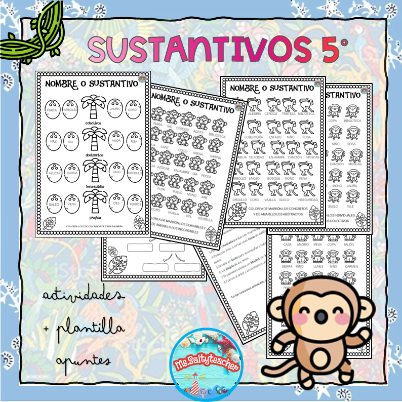 Lengua castellana 5 sustantivos tipos y clasificaci n