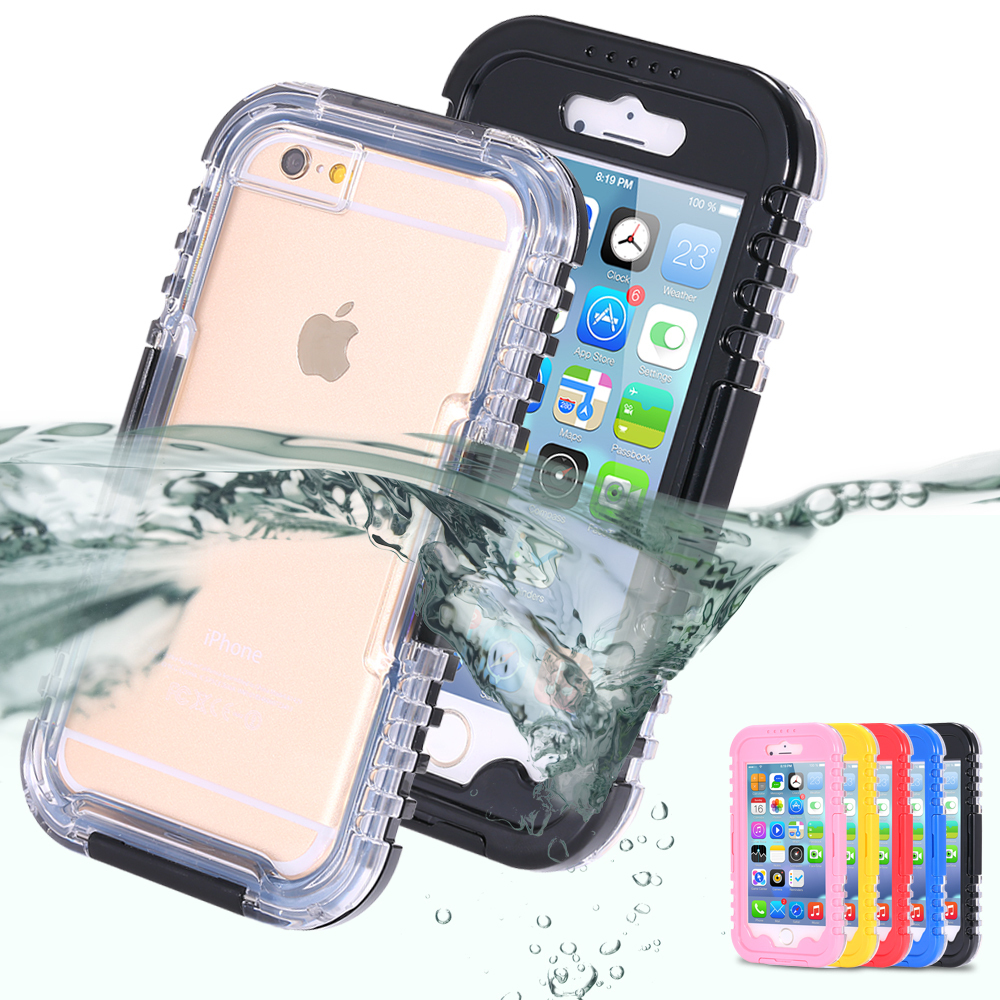 Waterproof Heavy Duty Hybrid Swimming Dive Case For Apple iPhone 6