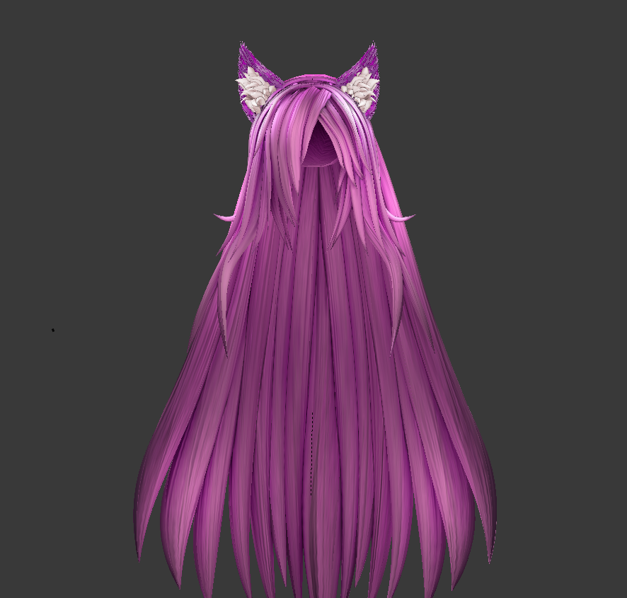 Kitsune hair