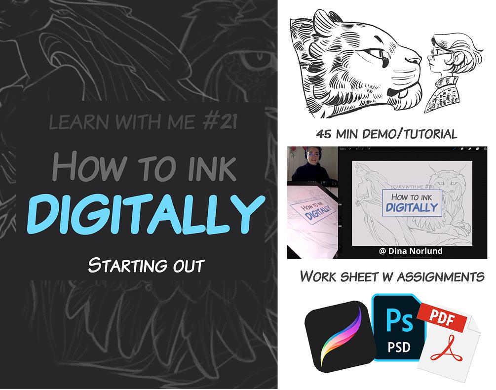 How to Ink Digitally Starting Out