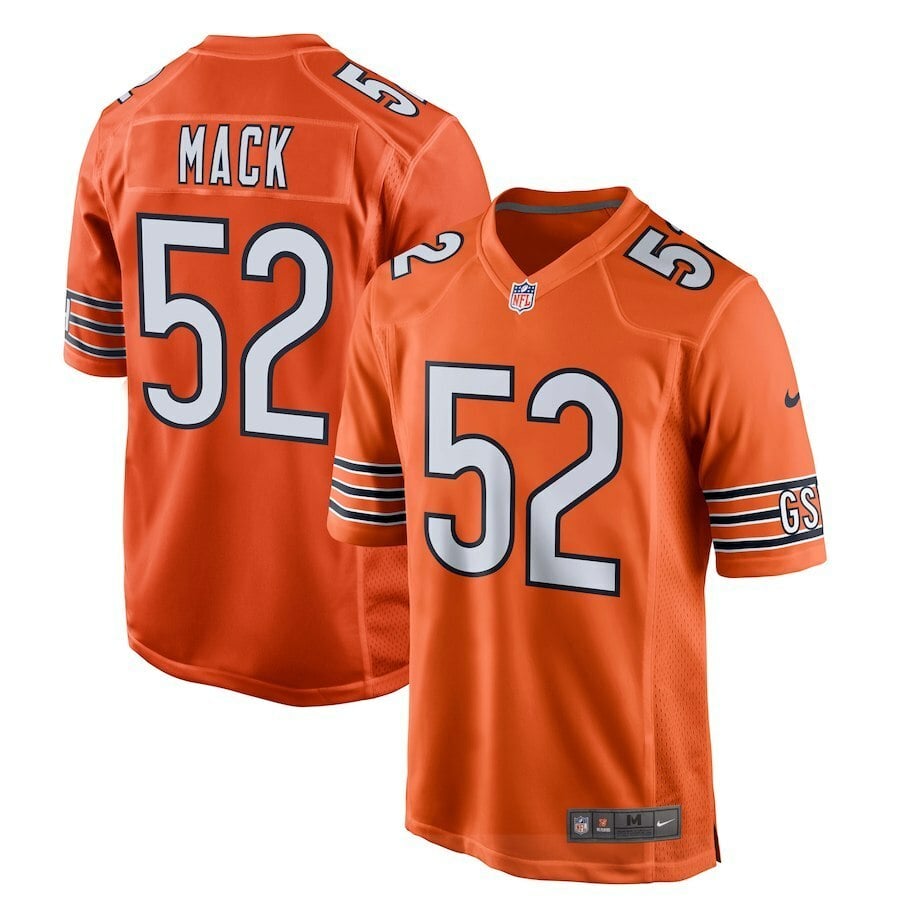 khalil mack orange bears jersey