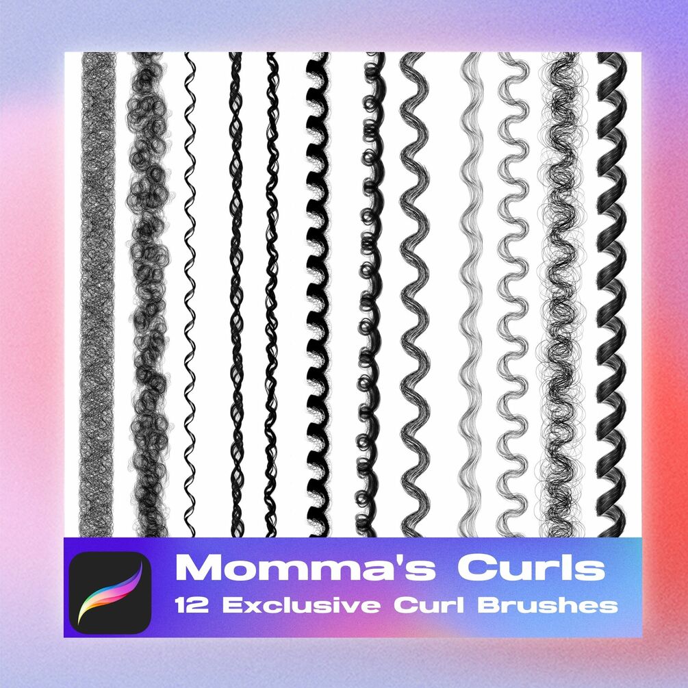 Momma's Curl Brushes By. Vegalia