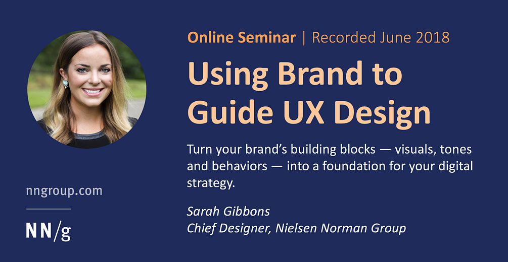 Using Brand to Guide UX Design