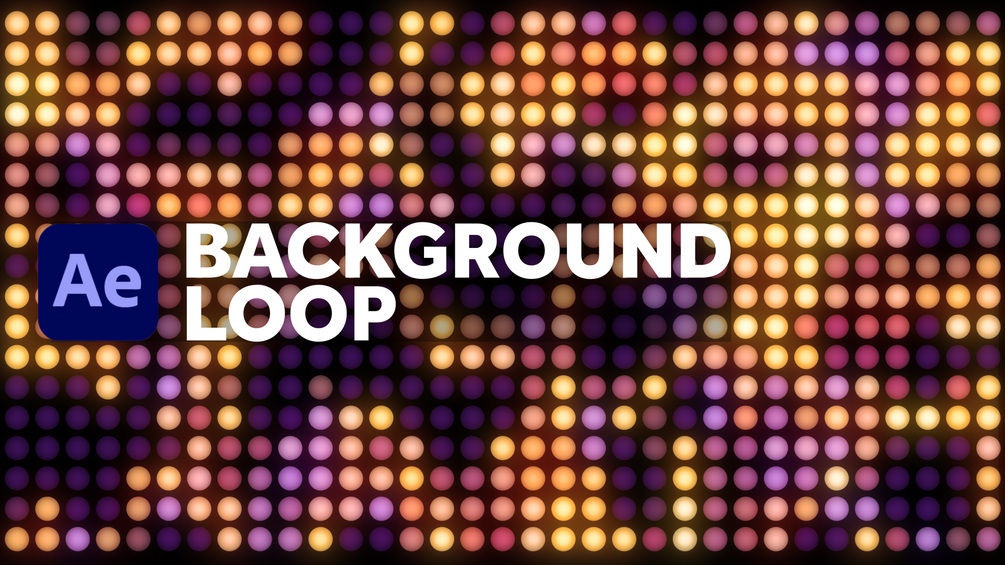 Shiny Background Loop After Effects Project File