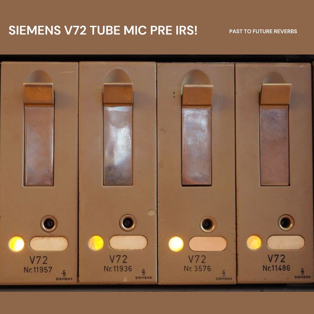 SIEMENS V72 VINTAGE GERMAN TUBE MIC PREAMP IRS!