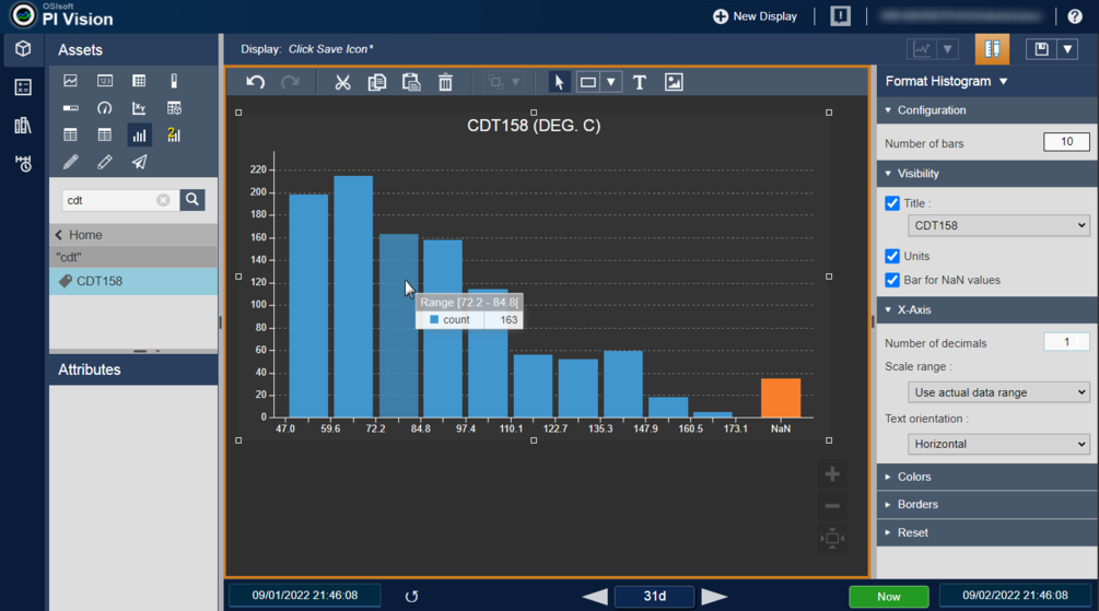 PI Vision Custom Symbol HISTOGRAM