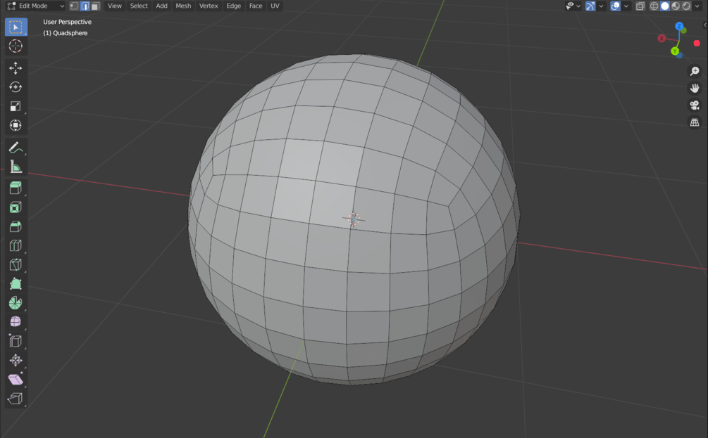 Quad Sphere Blender Mesh Addon