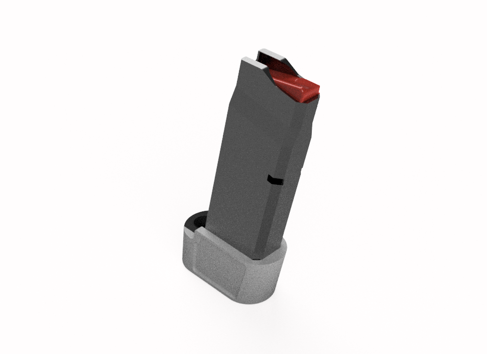 2 Piastre Di Estensione Caricatore West Lake Tactical Per S&W M&P Shield 9/40 +1/+2