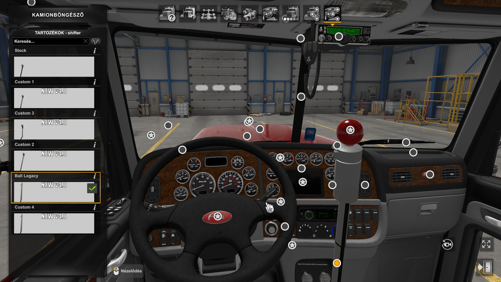 Ats peterbilt 389 glider truckpaint ball shifter