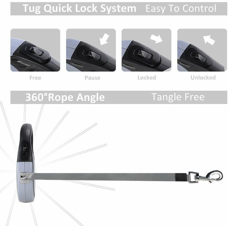 Waterproof dog retractable leash