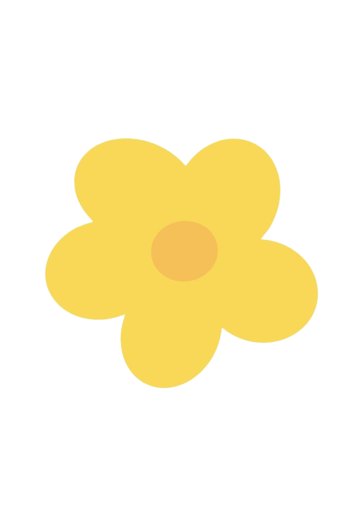 Yellow Flower PNG, JPG Files Digital Files Instant Download