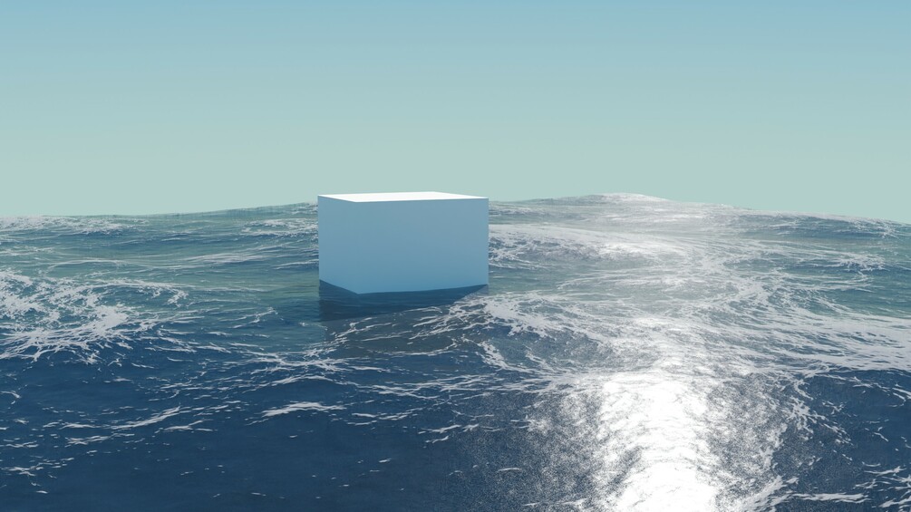 Blender Procedural Realistic Water Material Blend File