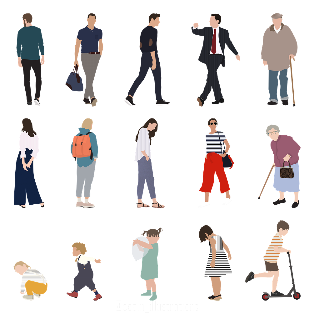 flat vector people pack 04