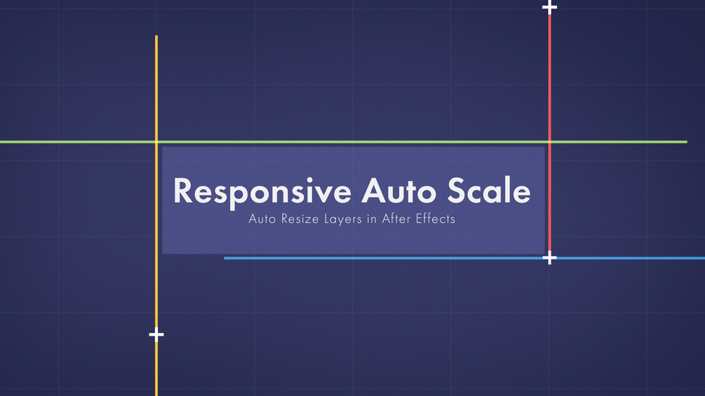 Responsive Auto Scale Preset for After Effects