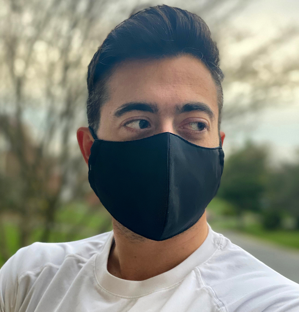 Premium 3 Layers Nanotech Cotton Face Mask Cloth Nose And Mouth Cover 