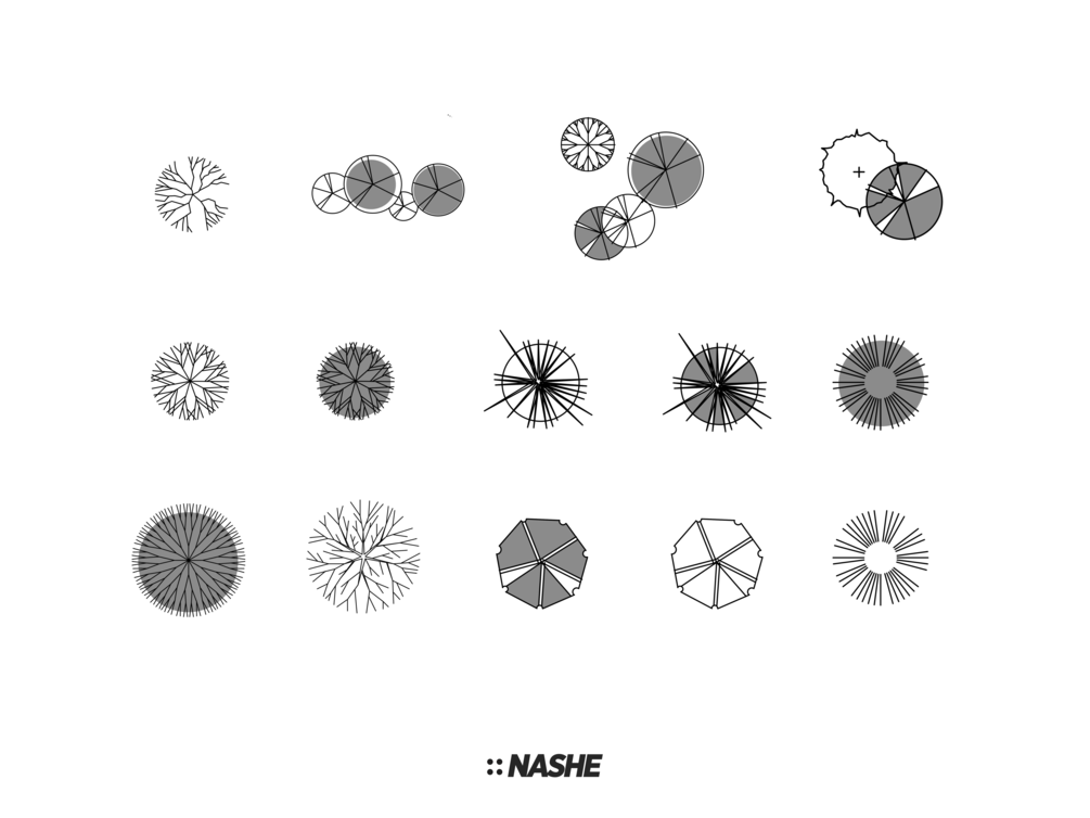 Free Architecture Plan Tree Brushes