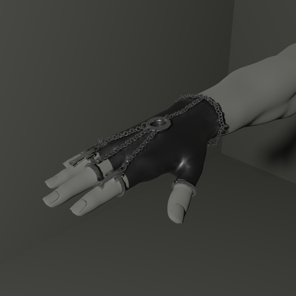 Dark Handchain Glove