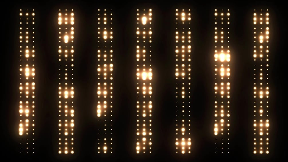 Led Light wall VJ Loop motion background, Light bars