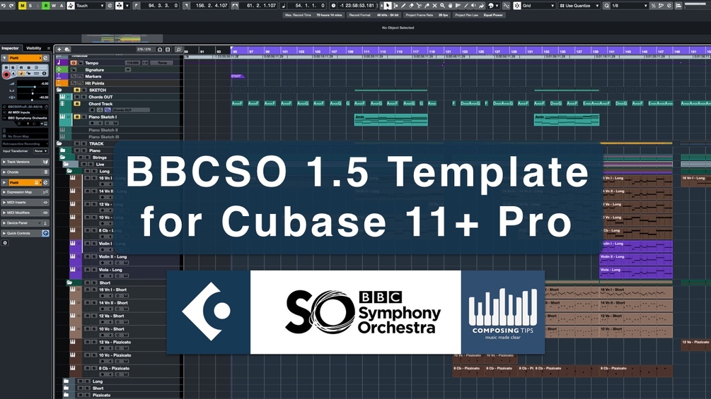 BBCSO 1.5 Template for Cubase 11+ Pro