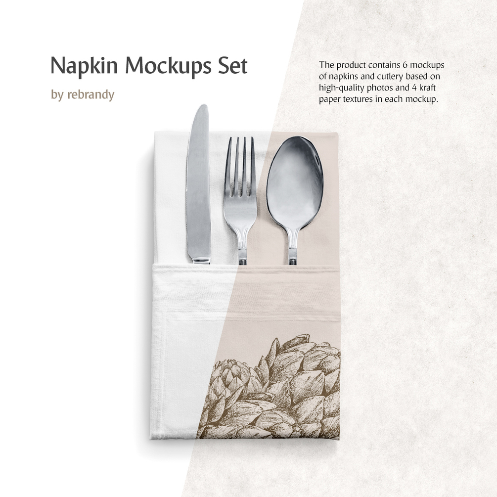 Download Napkin Mockups Set