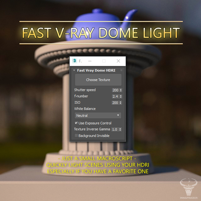 Fast Vray Dome Light