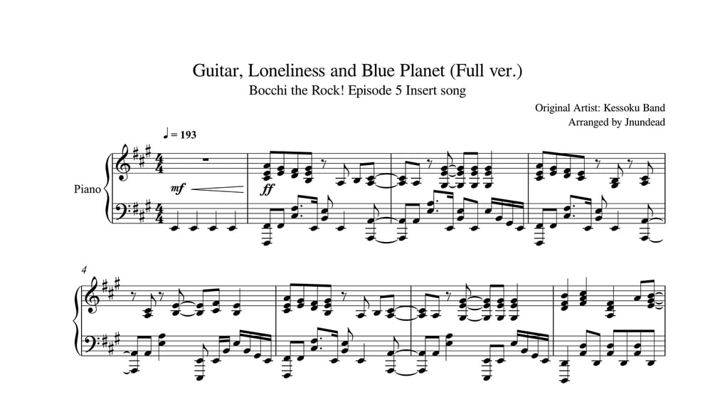 [FULL] Guitar, Loneliness and Blue Bocchi the Rock! EP 5