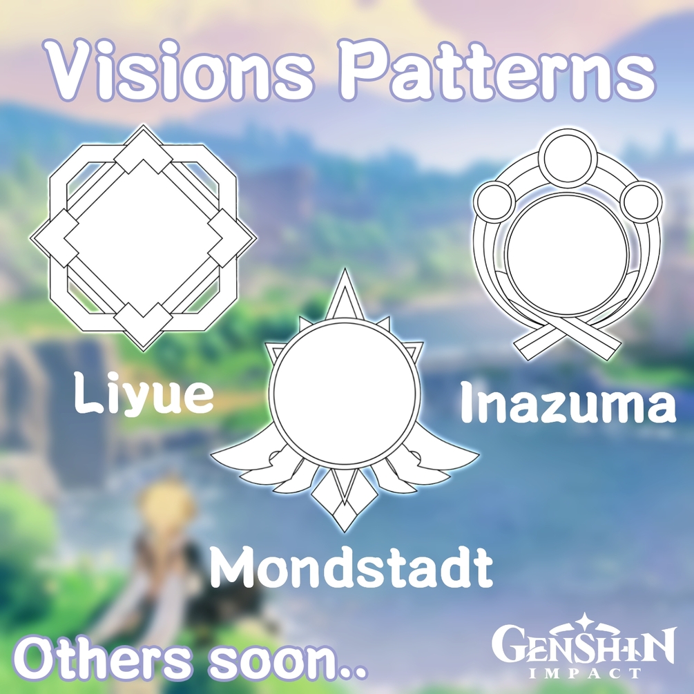 Genshin Impact Visions Patterns
