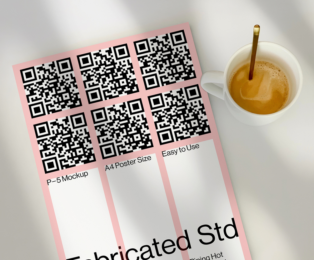 Free A4 Poster Mockup