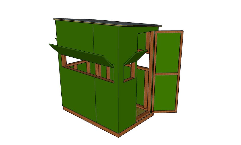 4x6 Deer Blind Plans