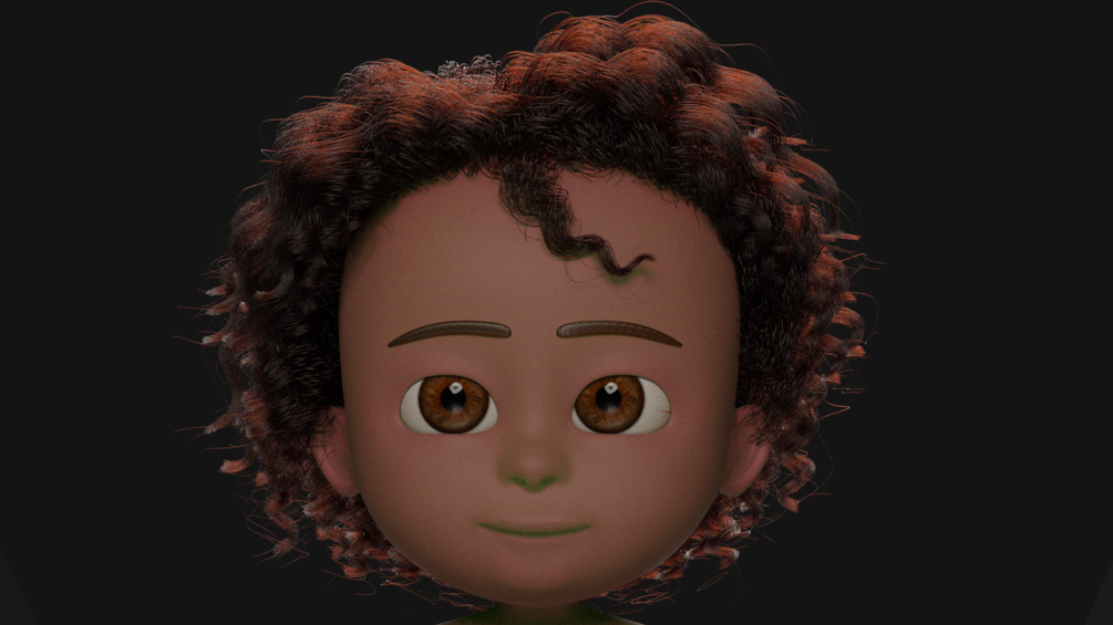 Mirabel ENCANTO Hair Style in Blender