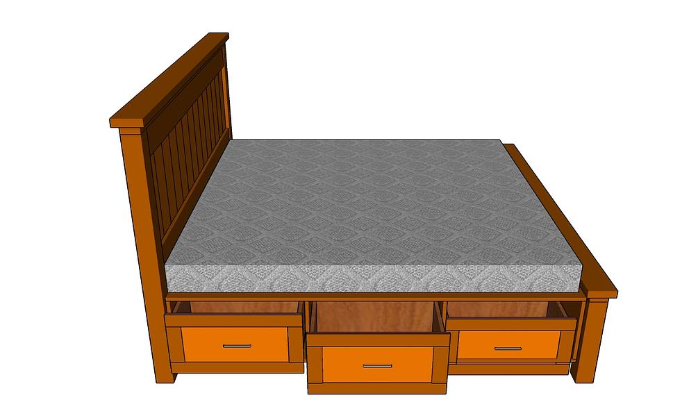 King size Bed Frame Plans