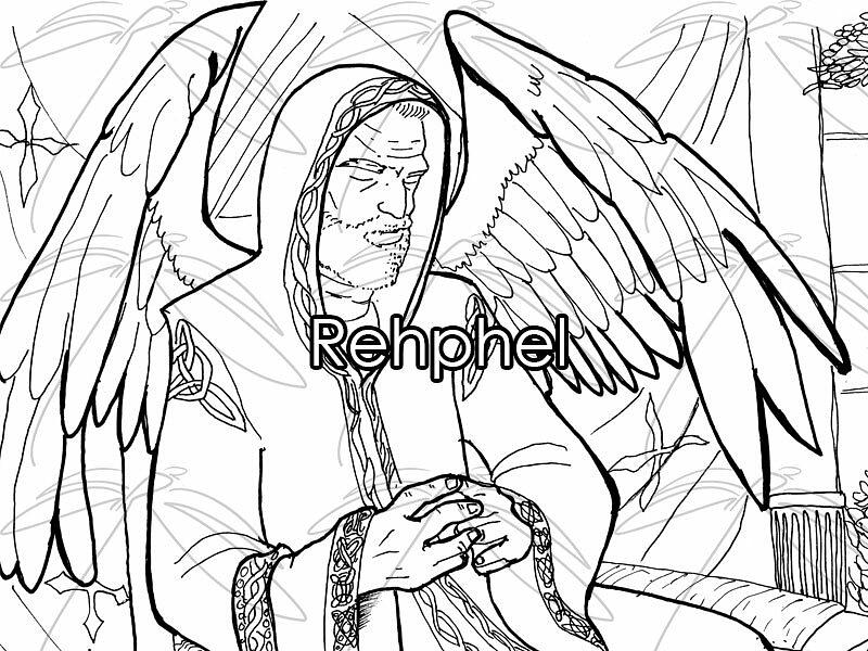 Coloring page angelario rehpel