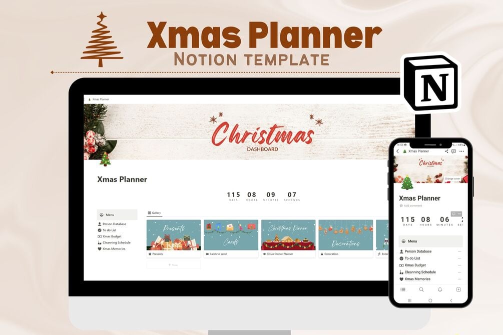 Christmas Planner Notion Template