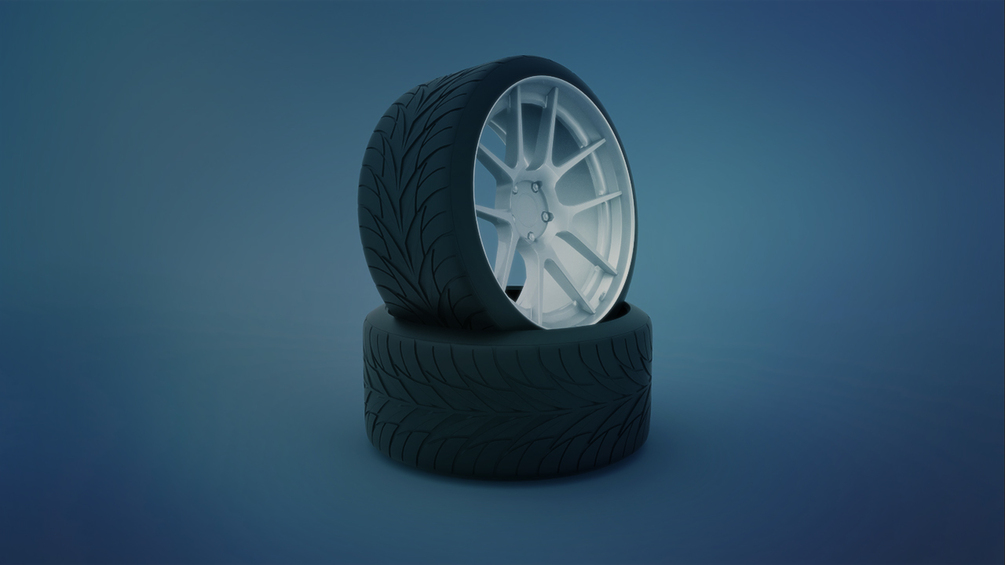 3D Wheel and Tire