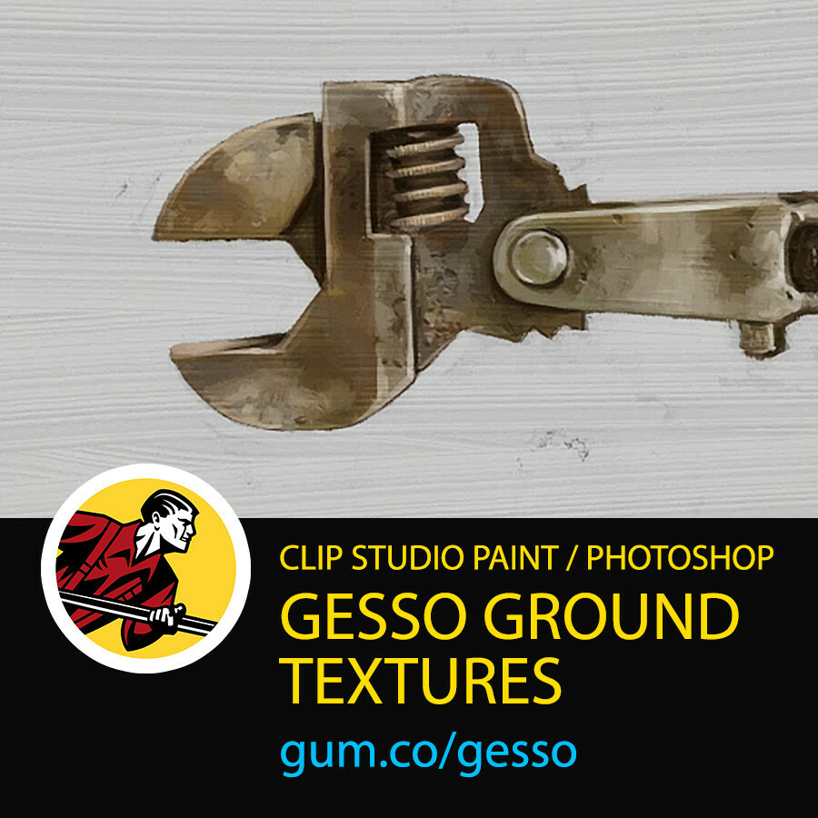 Gesso Ground Textures For Photoshop And Clip Studio Paint