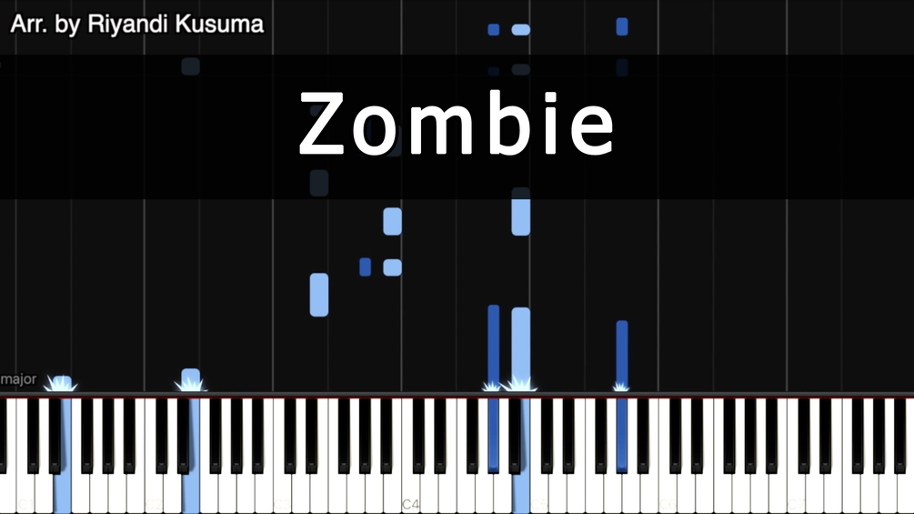 The Cranberries Zombie (MIDI & Synthesia)
