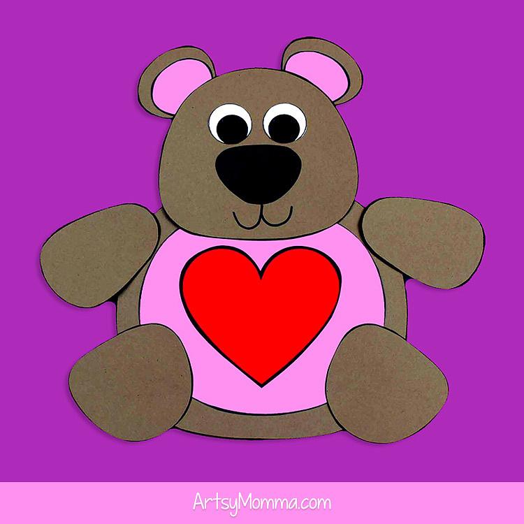 Cute Teddy Bear Template