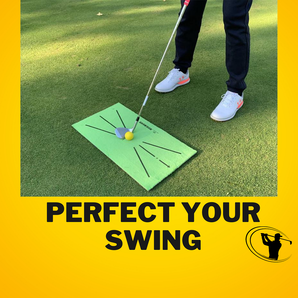 Golf Training Mat for Swing Detection Batting